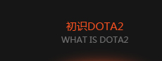 初识DOTA2