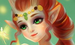 魅惑魔女怒踩熊德 DOTA2玩家小鹿涂鸦鉴赏
