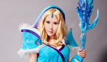 电竞知名模特苏可可 DOTA2化身女王冰火三重天