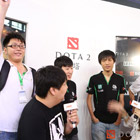 CJ第三日火爆进行中 DOTA2展台大神云集