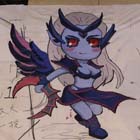 ISS才女现场绘画卷 云南DOTA2决赛变Party